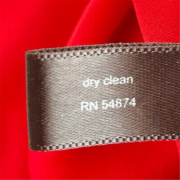 The Limited Dress Womens Size 8 Red Ruched Sheath Bodycon Sleeveless - Picture 4 of 8